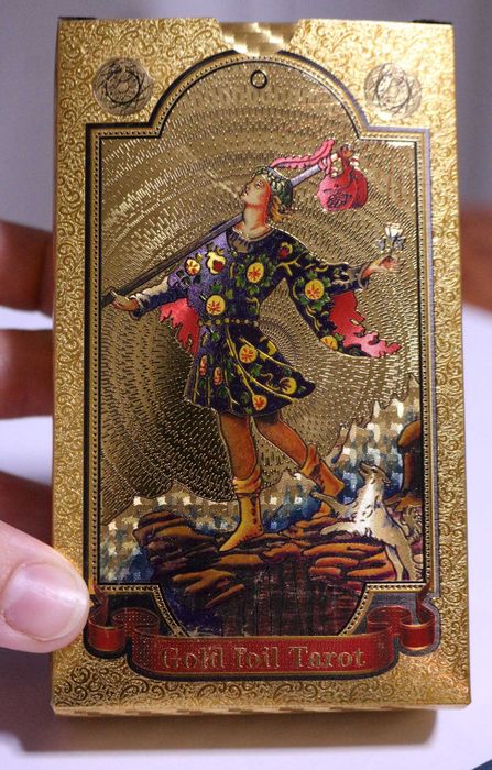 Золотое пластиковое таро Уэйта