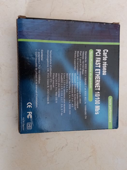 Pci fast Ethernet64551133555714121