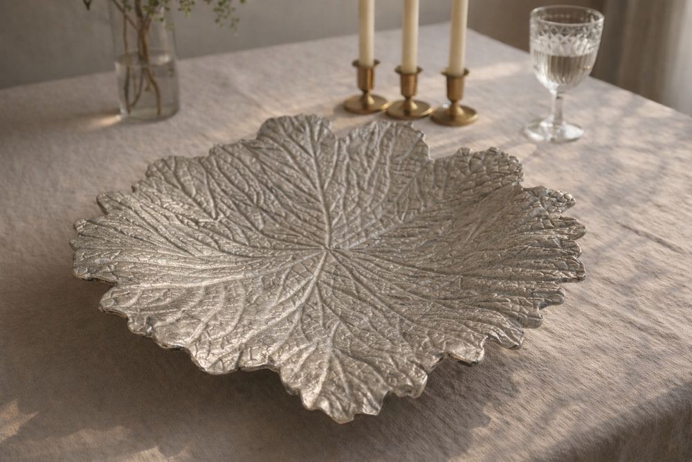 Centro de Mesa em metal maciço 53cm