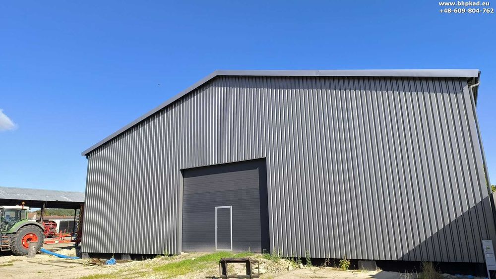 Konstrukcja stalowa hali. 22x45x6,6m. Producent. Bartoszyce.