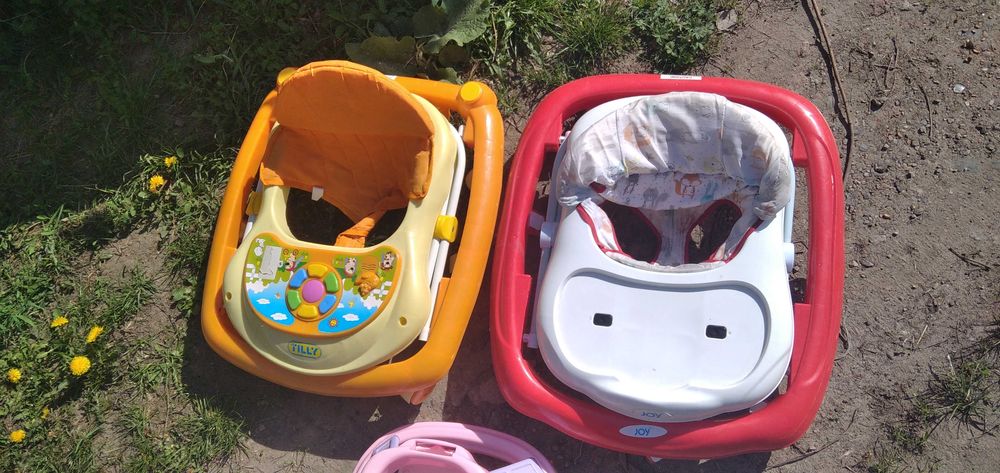 Ходунки детские 3 штуки стульчик для кормления