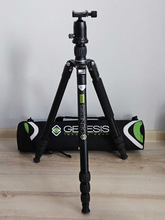 Statyw Genesis Gear Base A3 + głowica Bh-34 Kit monopod  jak nowy