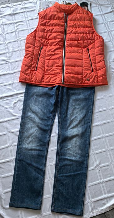 Bezrękawnik Męski Pikowany Camel r.M/L