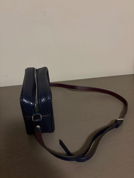 Mala azul Massimo Dutti