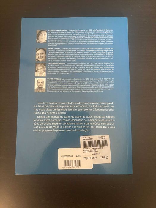 Livro Números Índices - Edições Silabo