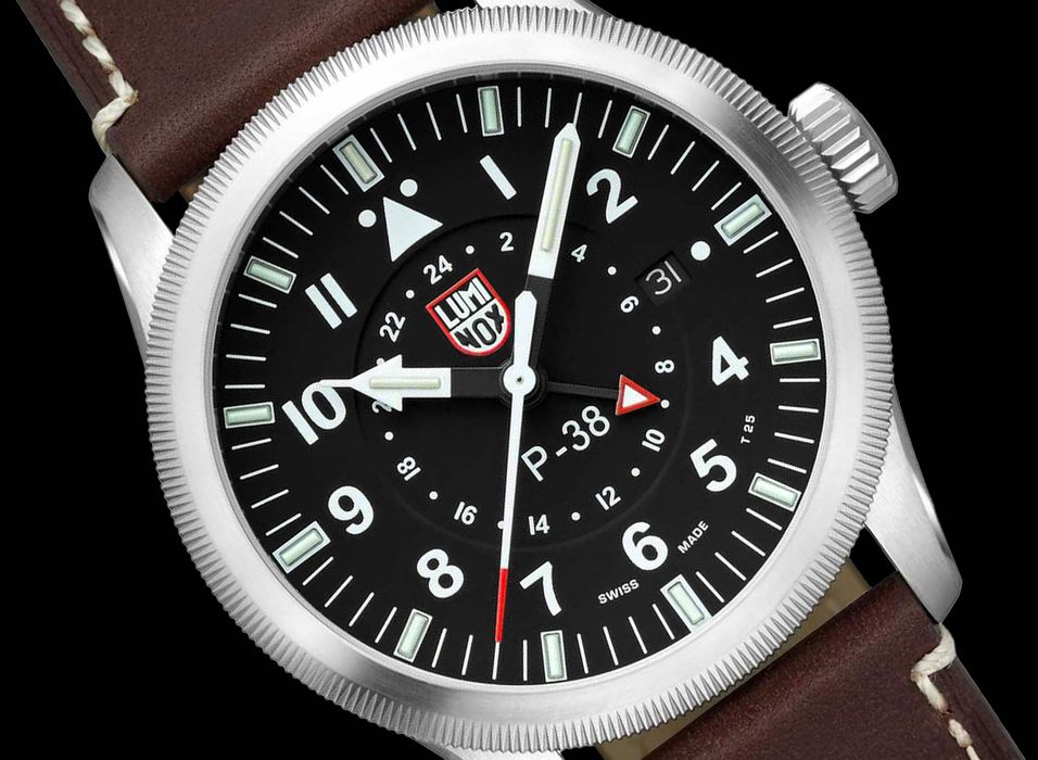 Годинник LUMINOX Air Pilot XA.9521 Lightning P-38 GMT 42 mm. 100 MT.