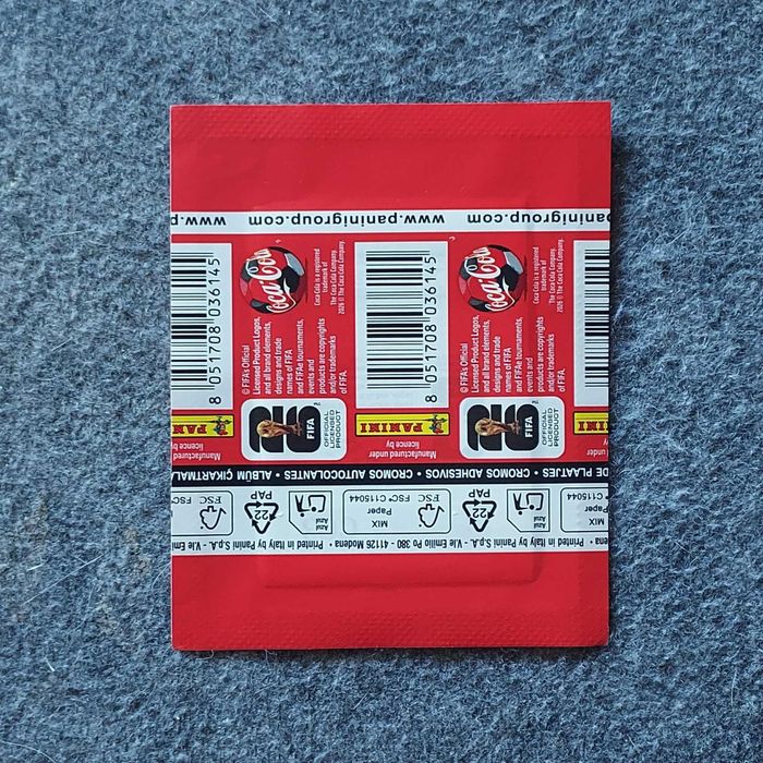 Saqueta de cromos Coca-cola Portugal do Mundial 2026