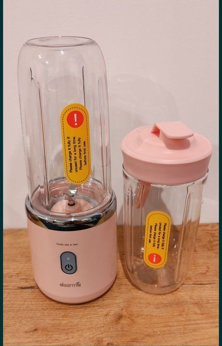 Blender kielichowy Deerma NU05 140 W różowy