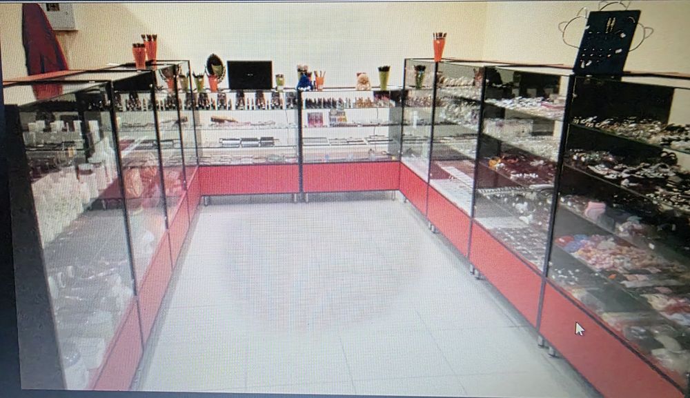 Торгове обладнання вітрини стелаж з підсвіткою 10 шт