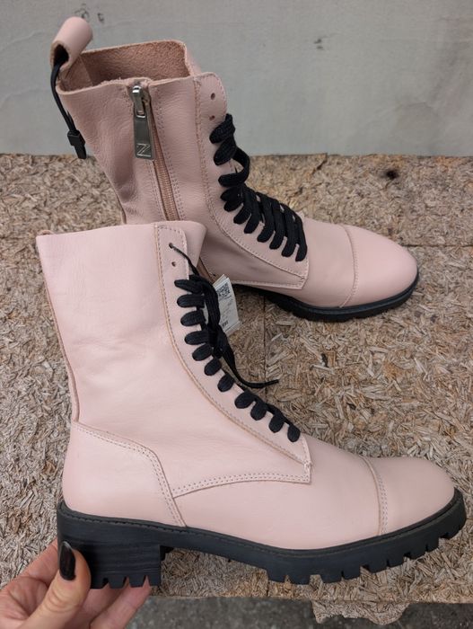 Нові шкіряні черевики Zara 36