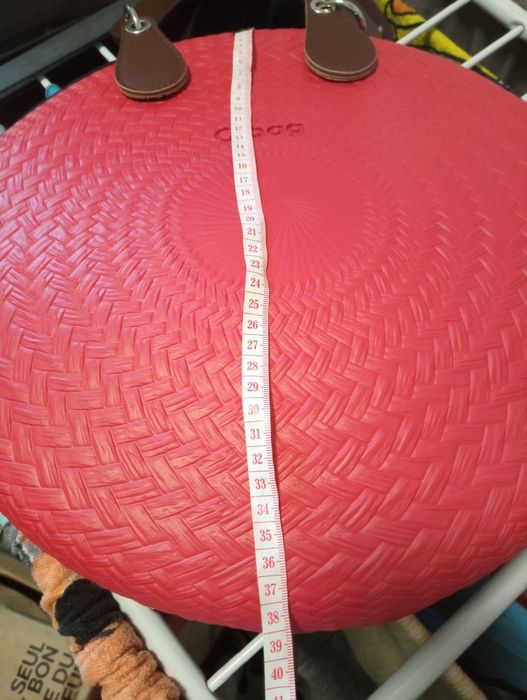 O bag twist czerwona stan jak nowy