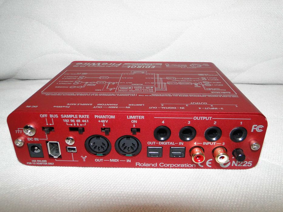 Zawodowy Interfejs Audio/MIDI FIREWIRE ROLAND EDIROL FA-66.Okazja