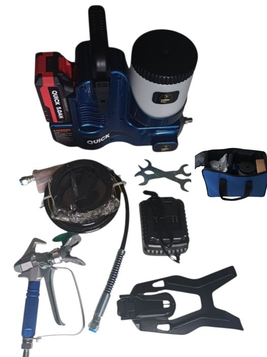 Agregat malarski na baterie, akumulator Quick Cobra 1,2l/min/500W bateria 20V 5Ah
