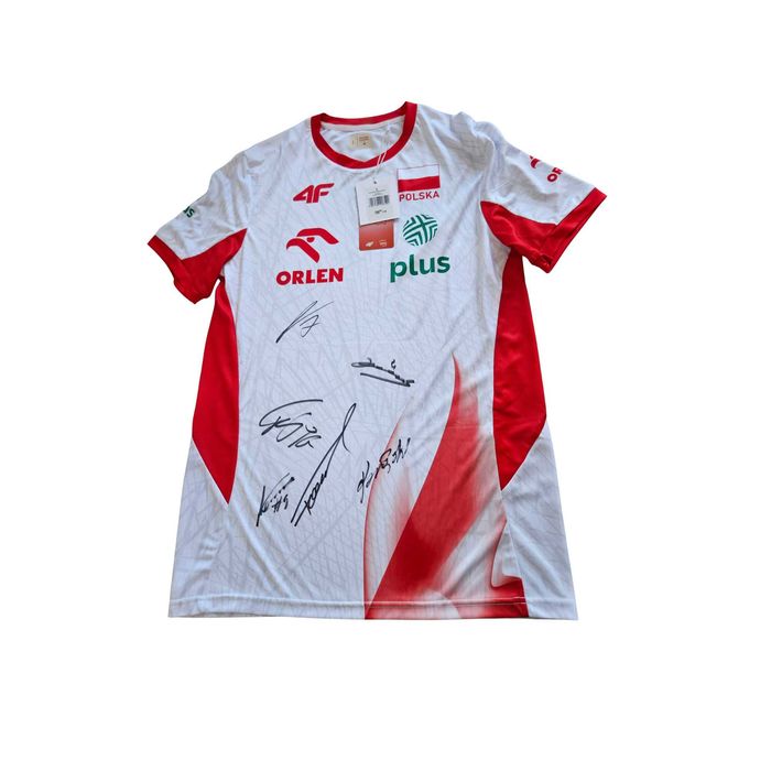 Koszulka Reprezentacji Polski w Siatkówkę - AUTOGRAFy - FORNAL, BOŁĄDŹ, FIRLEJ
