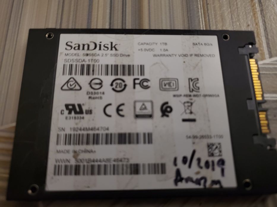 SSD SanDisk 1tb SATA sdssda-1t00