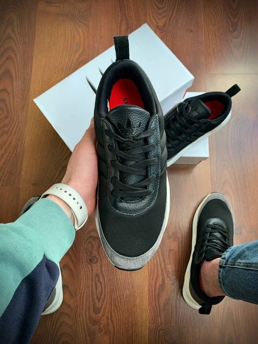 Adidas Shark Black & Gray & White