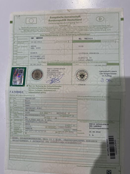 Chevrolet Aveo  KL1T  1,2  Benzyna 2013 r.