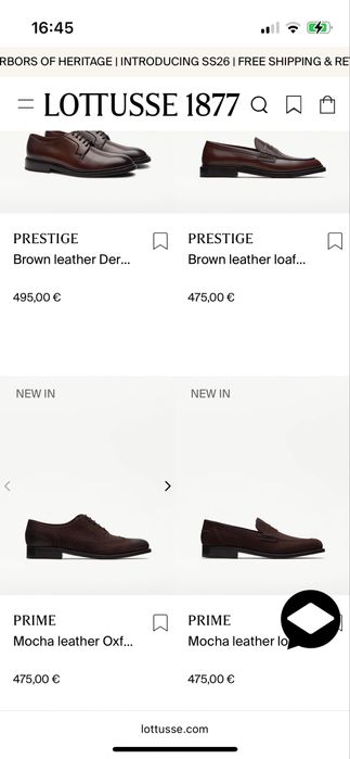 Черевики Lottusse, схожі на loake, Grenson або Berwick