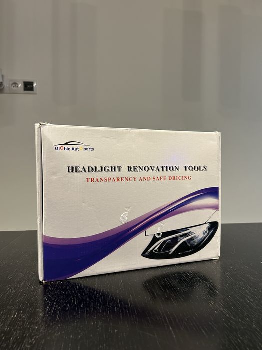 Zestaw Do Regeneracji Naprawy Reflektorów Lamp Czajniczek Płyn 200ml