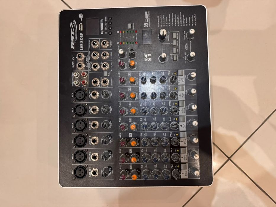 Микшерный пульт BST LAB 8 DSP (+ ПОДАРКИ: 2 микрофона и кабельное наполнение!)