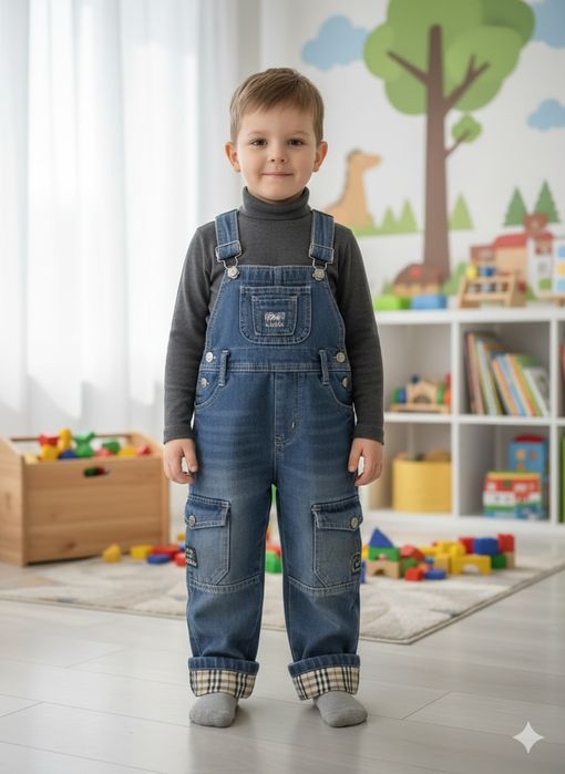 Зимові джинси дитячі, розмір 2-3 роки