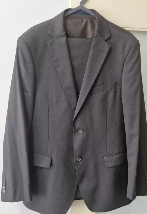 Fato homem, castanho escuro Privat Fit. Linha slim fit.