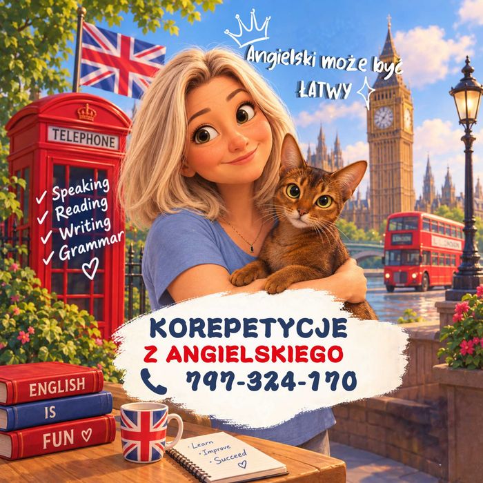 Angielski korepetycje | solidnie | online| doświadczony lektor| egzaminator | matura i egzamin 8-klasisty| praktyka mówienia | egzaminy ustne