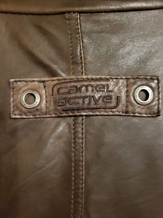 Kurtka skórkowa męska brazowa Camel Active roziar 50