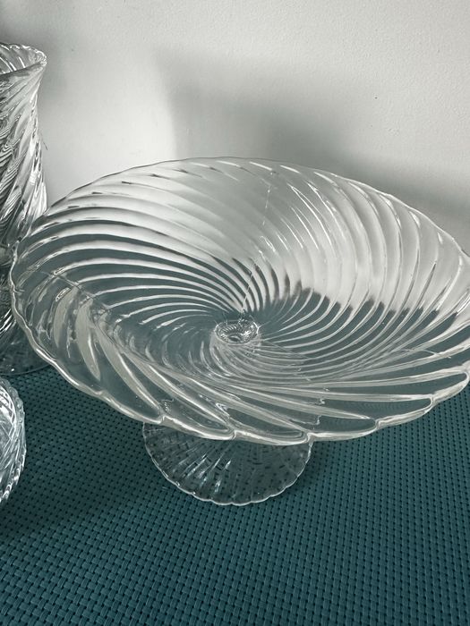 Zestaw  szkła wzór „ spirelli ” Ząbkowice