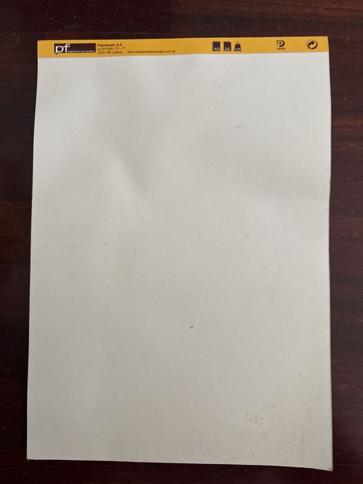 Bloco de Papel Cavalinho A3 – 24 Folhas – 125g – Papelaria Fernandes