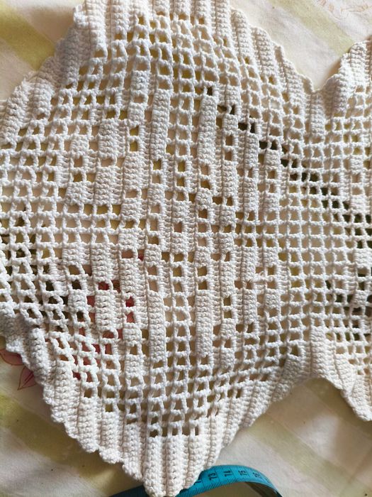 Lote 8 - 2 Corredores de Mesa Crochet Brancos