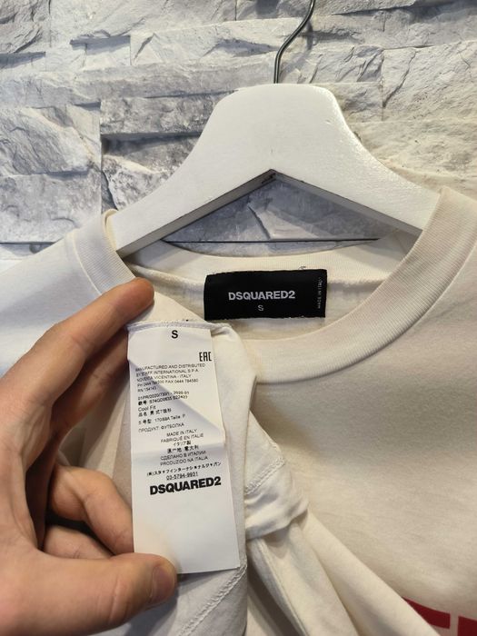 Koszulka Dsquared2 DSQ2 T-Shirt Biała Logo S