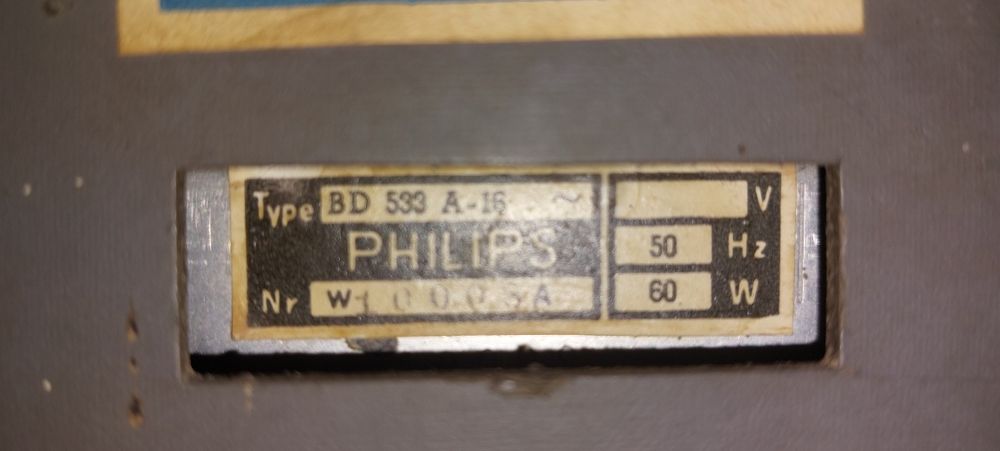 Rádio Philips a válvulas