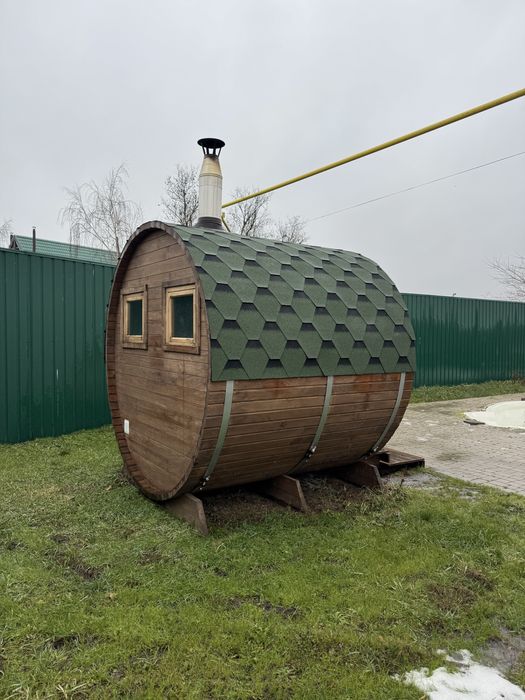 Баня-бочка на 4 человека