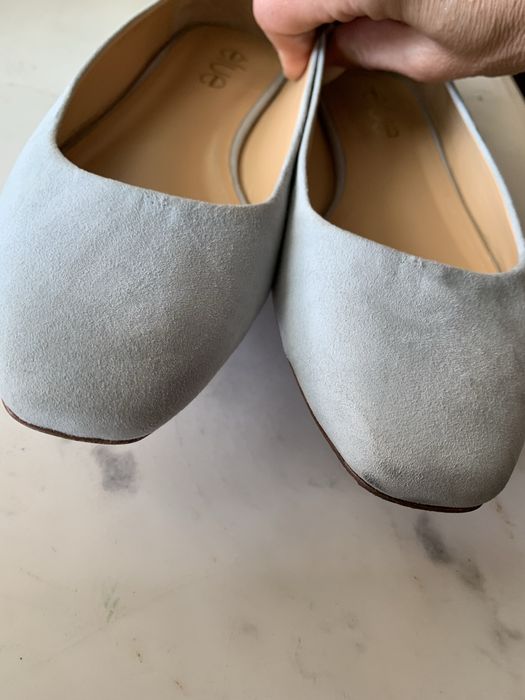 Балетки туфли замшевые 39 размер