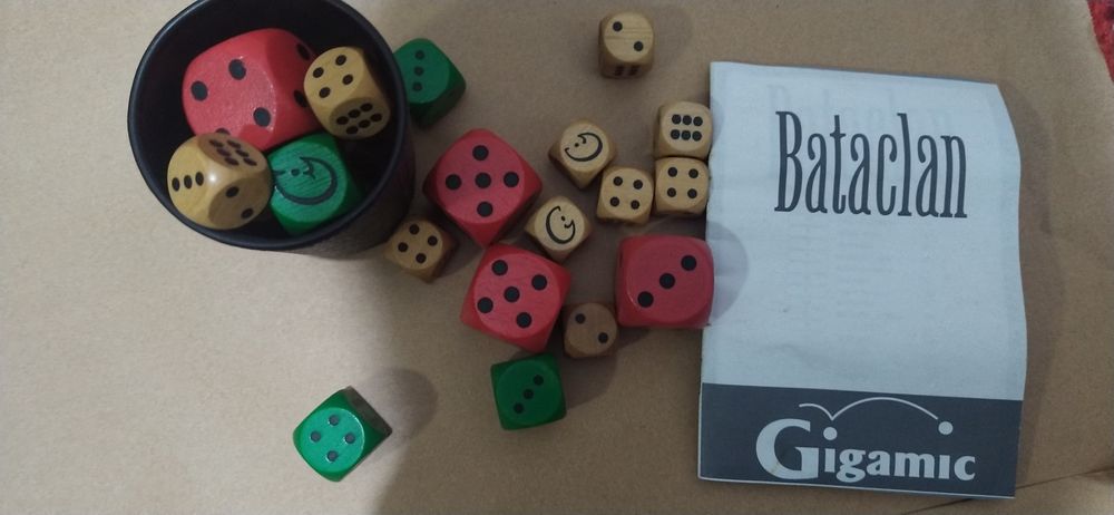 Jogo Bataclan  em madeira