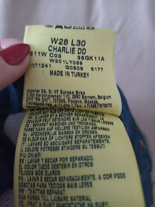 Spodnie jeansy Wrangler Charlie W28 L30