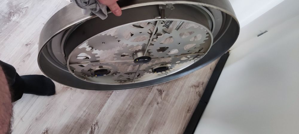 Zegar ścienny Loft 80cm duży