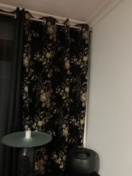 Colcha  / reposteiro- Gato preto