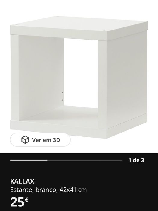 Estantes Kallax 1 Cubo