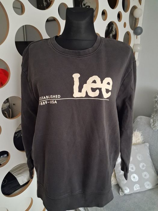 Grafitowa męska bluza Lee