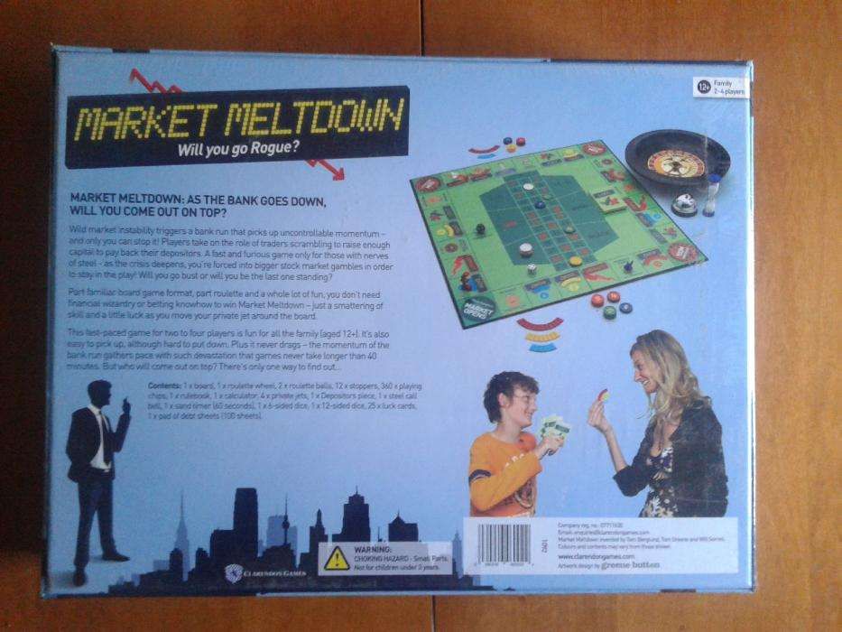 Jogo de tabuleiro Market Meltdown