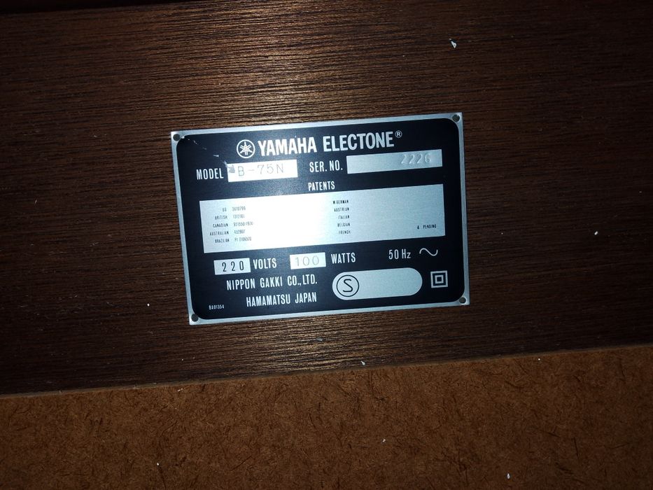 Yamaha electone B-75n OKAZJA!