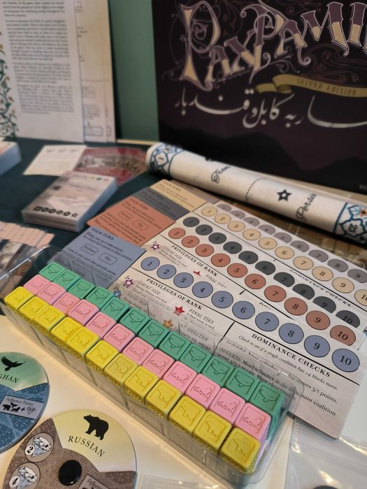 Gra planszowa Pax Pamir (Druga edycja) ENG + koszulki stan idealny