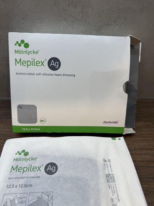 Mepilex Ag 12,5x12,5 cm 10 sztuk