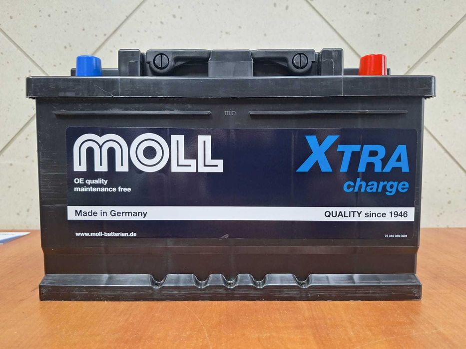 Warszawa - Nowy akumulator MOLL X-tra 70Ah 700A - 75Ah 72Ah 74AH 77AH