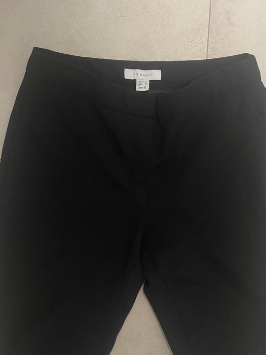 Czarne garniturowe damskie spodnie Primark