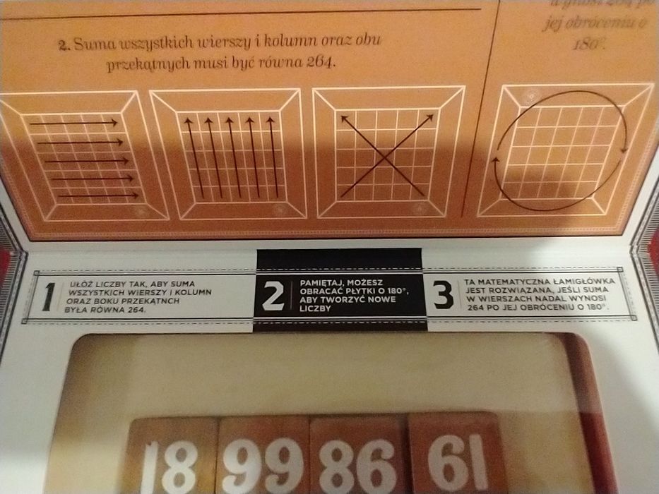 Łamigłówka numeryczna, gra logiczna na prezent, Kolekcja Einsteina