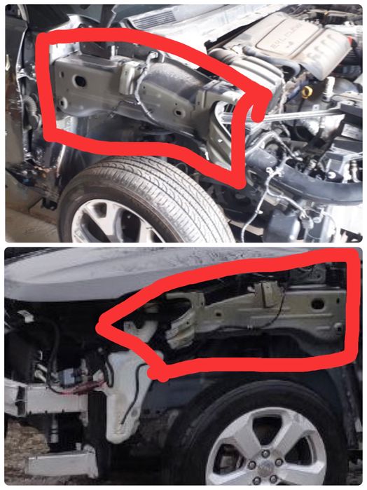 Полка крыла правая левая  Jeep Compass 2 17+ оригинал