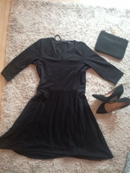 Czarna sukienka Lidl M/L